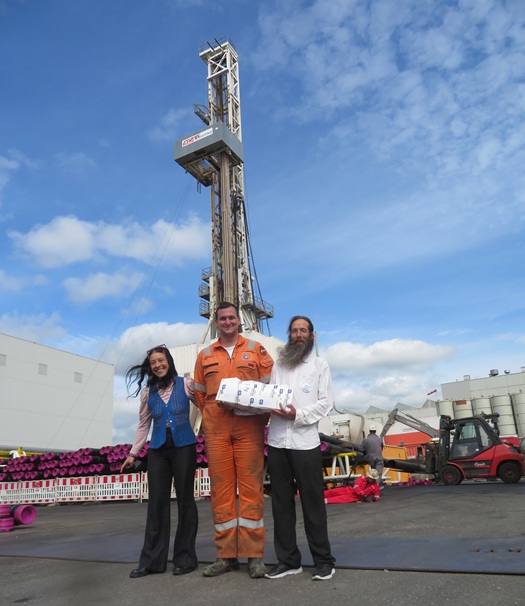 Laatste overhandiging boormonsters bij Frisia Zout
